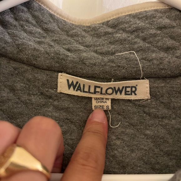 Gray Quilted Quarterzip - Picture 2 of 2